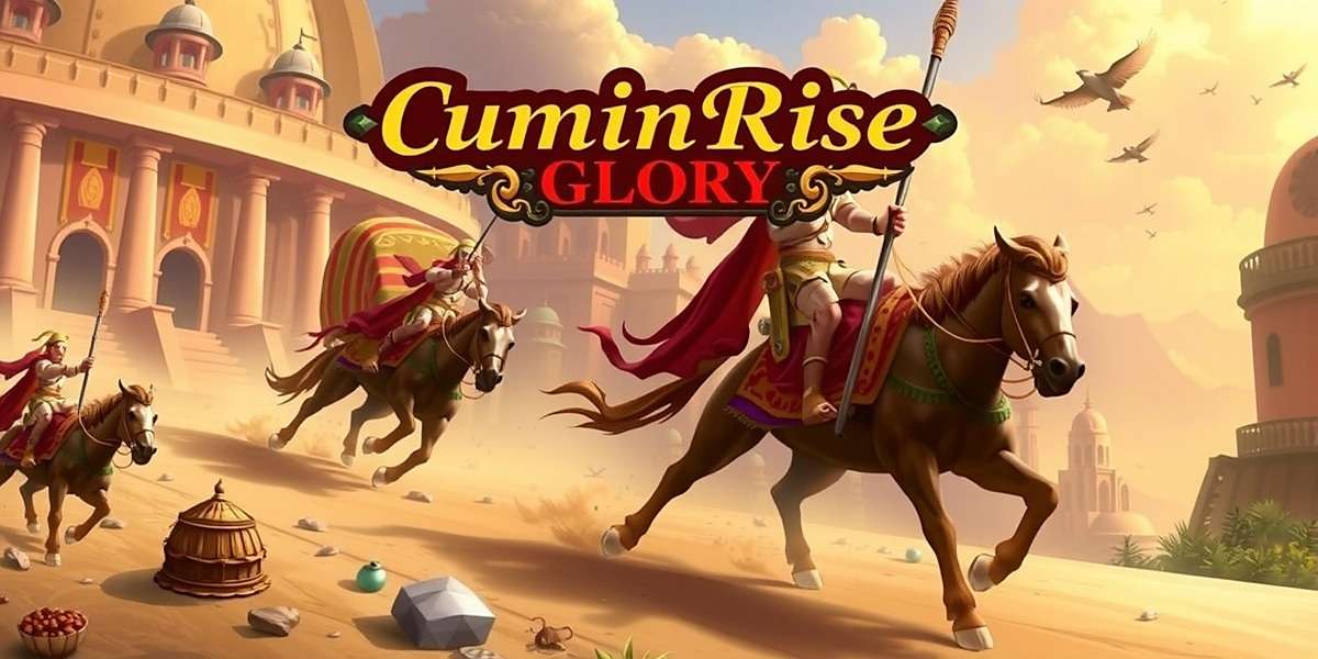 Cumin Rise Glory Official Cover Cumin Rise Glory game cover featuring ancient Indian warriors and spice trade caravans
