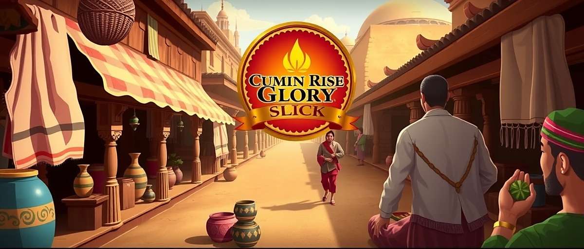 Cumin Rise Glory Marketplace Scene Cumin Rise Glory gameplay showing ancient Indian marketplace with merchants trading spices
